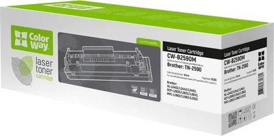 Тонер-картридж ColorWay сумісний аналог Brother TN2590 HL-L2402D/L2442DW/L2460DN Black (CW-B2590M)