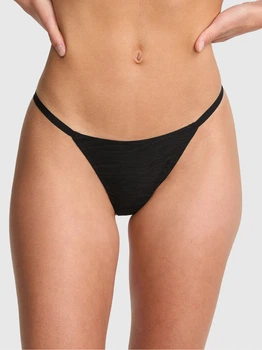 Трусики стринги женские Victoria's Secret 602457824 XS Черные (1161356813)