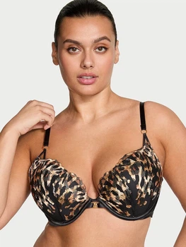 Бюстгальтер с Push-up с косточками Victoria's Secret 953524884 34A Черный (1161152902)