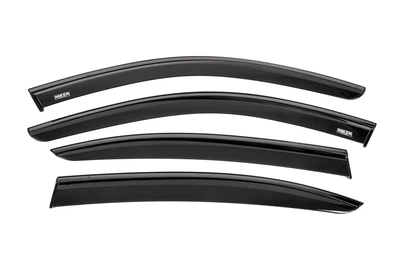Вітровики з чорним молдингом Niken Luxury (4 шт) для BMW 3 серія E90/E91 2005-2011 рр
