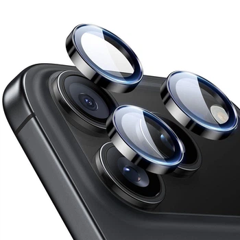 Защитное стекло ESR для камеры iPhone 17 Max/Pro/ 16 Max/Pro/ 15 Max/Pro 14 Max/Pro, ARMORITE (1шт) Black (287583) 5177280