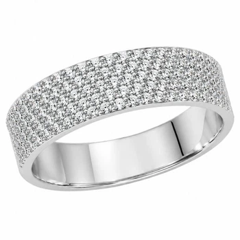 Кольцо серебряное дорожка с фианитами Silver Style 16 р. (11111.10 sku:2300103635207)