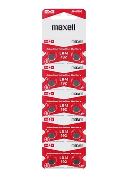 Батарейка Maxell LR41 (192) Alkaline (блістер)