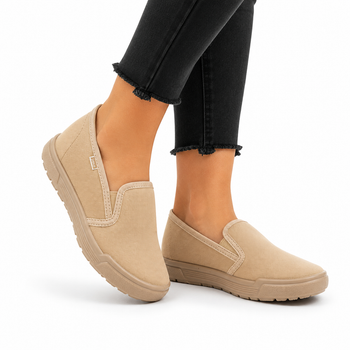 Жіночі бавовняні сліпони ROXY Premium Litma бежеві (36–42 р.) 36