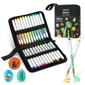 Акрилові маркери Ohuhu Nahuku Direct-Ink, 24 шт