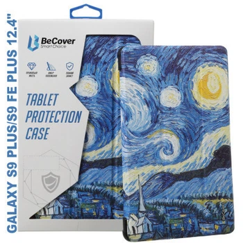 Чехол для планшета BeCover Smart Case Samsung Tab S9 Plus (SM-X810/SM-X816)/S9 FE Plus (SM-X610/SM-X616) 12.4" Night 3958393