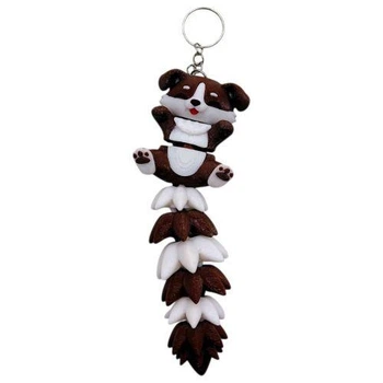 3D Брелоки FLEXI DOG LONG TAIL/ СОБАКА ХВОСТИК KEYCHAIN, 3D печать