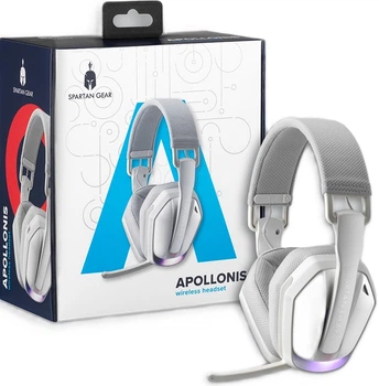 Słuchawki gamingowe Spartan Gear Apollonis Wireless Headset White (5207011013387)