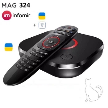 ТV-приставка MAG 324 +WiFi | IPTV OTT на Linux Stalker Portal, Ministra +USB WiFi