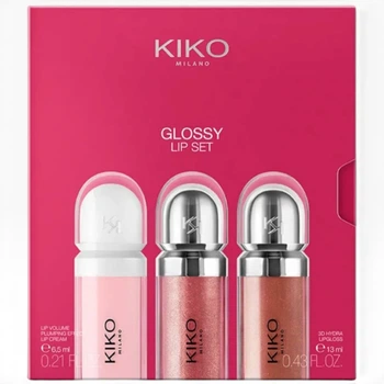 Подарочный набор блесков для губ KIKO MILANO Glossy Lip Set