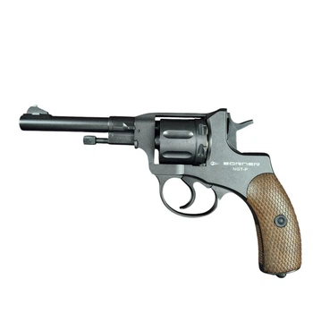 Револьвер пневматический Borner Наган NGT Black pellets cal. 4.5 mm