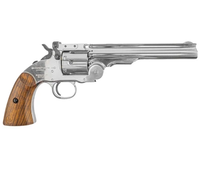 Револьвер СО2 пневматический Borner Schofield Silver 4.5 мм под шарики ВВ