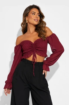 Кофта женская однотонная фиолетового цвета Fashion размер 44 (217742)