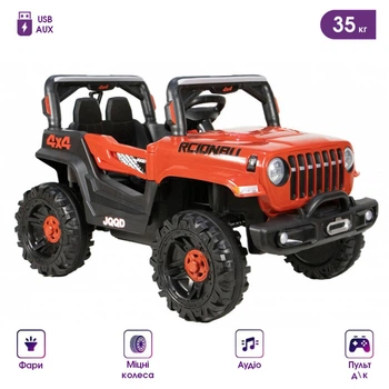 Дитячий електромобіль Spoko SP-V80 червоний