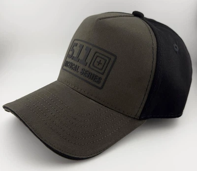 Кепка-Тракер 5.11 Tactical Series Олива-Черная Сзади, Хлопок, Ручная Работа размер M (57-58 см)
