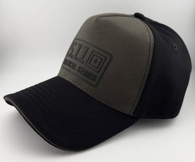 Кепка-Тракер 5.11 Tactical Series Олива с Черным Козырьком, Хлопок, Ручная Работа размер L/Xl (59-60 см)