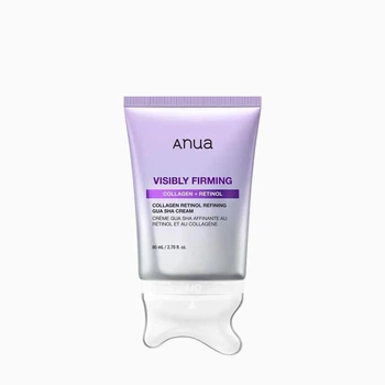 Антивіковий крем-масажер для шиї ANUA Collagen Retinol Refining Gua Sha Cream 80 мл