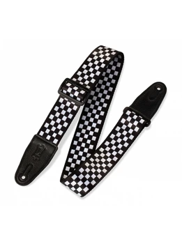 Ремень для гитары Levy's MP-28 Graphic Waves Series (Checkerboard)
