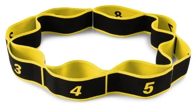 Еспандер із петлями для розтяжки PowerPlay PP_4311 Fitness Band Жовта (88*4см.) (PP_PP_4311_Yellow)
