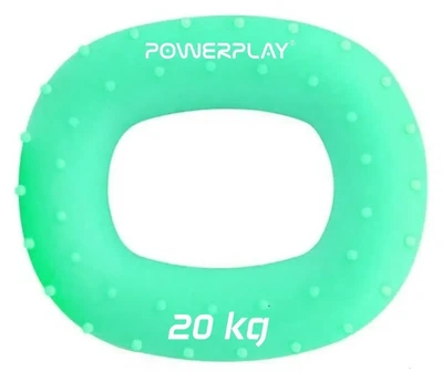 Еспандер кистьовий силіконовий PowerPlay PP-4337 Hand Grip Medium 20 кг. Зелений (PP_PP_4337_Green_20kg)