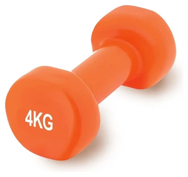 Гантель вінілова PowerPlay 4125 Achilles 4 кг. Помаранчева (1 шт.) (PP_PP_4125_4kg)