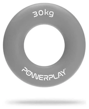 Еспандер кистьовий силіконовий PowerPlay PP-4324 Hand Grip Ring X-Hard 30 кг. Сірий (PP_PP_4324_30kg)