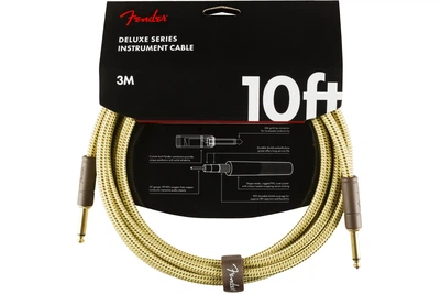 Кабель инструментальный FENDER CABLE DELUXE SERIES 10' TWEED