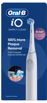 Електрична зубна щітка Oral-B iO Simply Clean Біла (8700216868648)