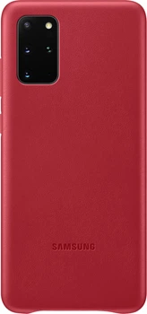 Etui na smartfon Samsung Leather Cover do Samsung Galaxy S20 Plus Red (EF-VG985LREGEU)