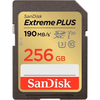 Карта памяти SanDisk Extreme Plus SDXC 256GB UHS-I U3 V30 Class 10 (SDSDXWV-256G-GNCIN) [174446]