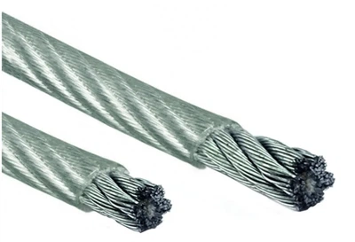 Трос Metalvis 5/6мм ПВХ 6х7+1FC прозорий 100м (91CTR0091CTRP56720)