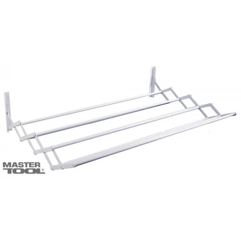 Сушка для одягу розкладна MasterTool GM 500 мм 5 перекладин біла (Арт.: 92-1755)