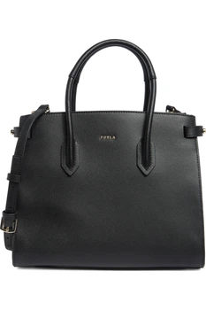 Женская сумка FURLA Gardenia Tote Bag черная кожаная сумочка шопер 28 х 23 х 13.5 см