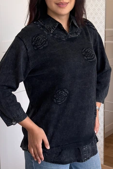 Светр INEDIT 10636 Black 2