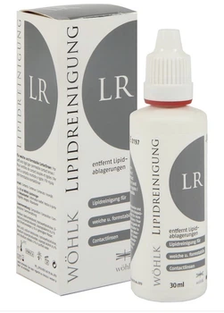 Wöhlk LR Lipid Deposit Cleaner, засіб для очищення контактних лінз.