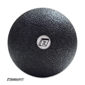 Массажный мячик EasyFit EPP 10 см черный (ЕПП-мяч для МФР и йоги, мячик-массажер для спины, ног, рук, шеи, миофасциального релиза и самомассажа) SCT-M100Bk
