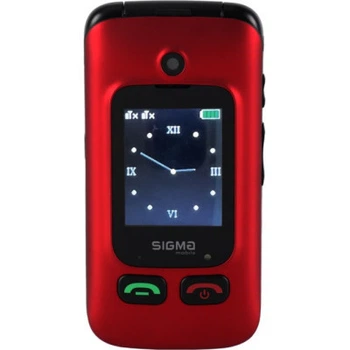 Мобильный телефон Sigma Comfort 50 Shell Duo Type-C Red Black