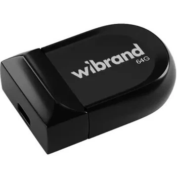 USB флеш накопитель Wibrand 64GB Scorpio Black USB 2.0