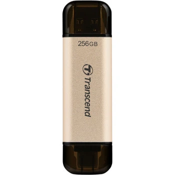 USB флеш накопитель Transcend 256GB JetFlash 930 Gold-Black USB 3.2/Type-C