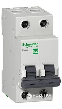 Автоматичний вимикач 2-полюсний Schneider Electric EZ9 2Р 25А Х-КА "С" EZ9F34225