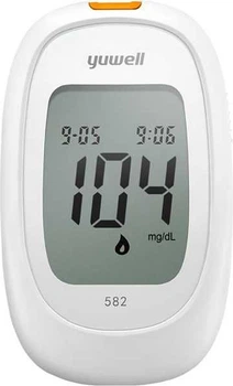 Набір Yuwell 582 для моніторингу глюкози, 100 смужок + 100 ланцетів