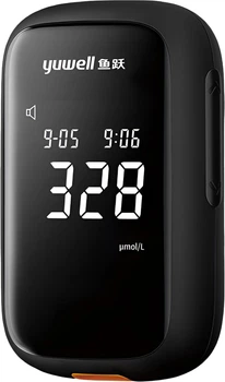 Глюкометр Yuwell U580 для вимірювання рівня сечової кислоти, медичного класу, для домашнього використання, без необхідності коригування коду несправності