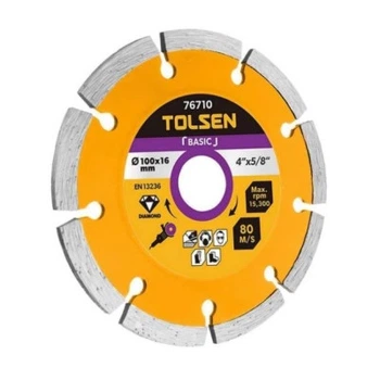 Коло відрізне Tolsen алмазне сегментне 230×22.2х7мм Basic
