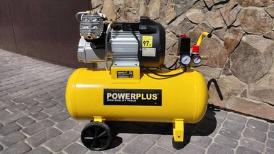 Компресор Powerplus POWX1770 2200 Вт 50 л 9 бар 356 л/хв 2-циліндровий