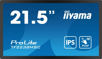 Монітор інтерактивний 22" Iiyama ProLite Touch TF2238MSC-B1 Чорний