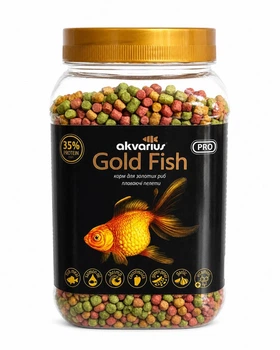Корм для аквариумных рыб Аквариус Золотая рыбка (Gold Fish menu) - 600 мл (200г)