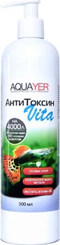 Засіб для акваріума AQUAYER Антитоксин Vita 500 мл