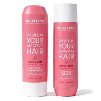 Набор Luxliss NANOPLASTIA Bond Repair для восстановления волос Шампунь 250ml + Кондиционер 200ml