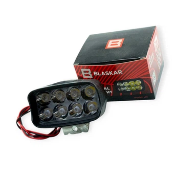 Фара додаткова LED прямокутна 80х45х48 (ДВШ) 12W L21 BLASKAR