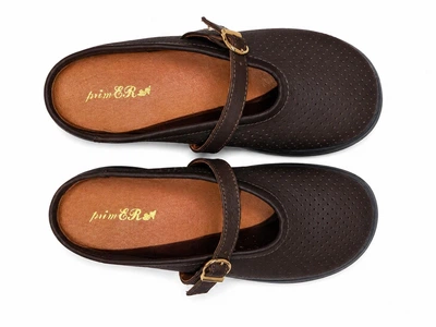 Сабо жіночі літні Prime Shoes 5061-30300 коричневі 37 (24см)